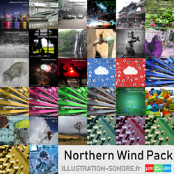 Fireworks atmospheres contenu : 2 volumes, 4.5 hours of sounds from the icy northern winds