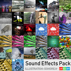 Synthesizer FX Vol. 4 contenu : 7 volumes, more than 14 hours of real and synthetic sound effects