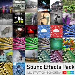 Synthesizer FX Vol. 3 contenu : 7 volumes, more than 14 hours of real and synthetic sound effects